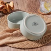 E-far Cereal Bowls Set of 4, 25oz Ceramic Deep Soup Bowls for Kitchen, Microwave Safe Bowls for Serving Prep, Rice, Dessert, Snack, Salad, Dishwasher Safe, Speckled Green(Haze Gray)