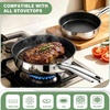 E-far Non Stick Frying Pans, 8/9.5 Inch Skillet Set 2 Piece, Non-toxic Cookware for Cooking with Stay-Cool Handles, Oven Safe & Compatible with All Stovetops(8″ and 9.5″ Fry Pan)