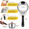 E-far Stainless Steel Saucepan Set of 3, 1 & 2 & 3 Quart Sauce Pan with Lid, Multipurpose Small Pot for Home Kitchen Restaurant Cooking, Dishwasher Safe(Stainless Steel)