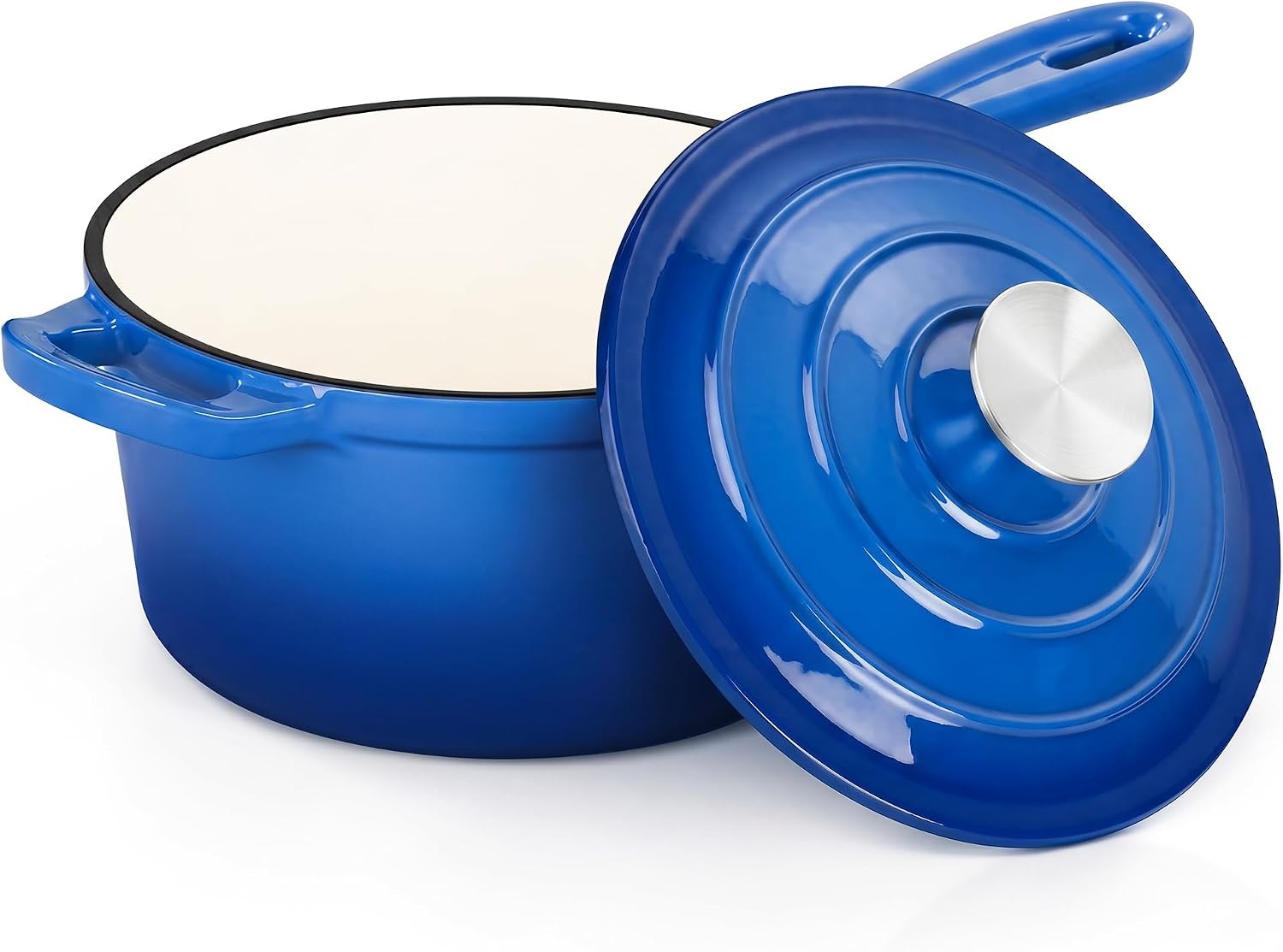 image:imageEfar 1Qt amp 2Qt amp 3Qt Sauce Pan Set with Selfbasting Lids GreenDeep Blue