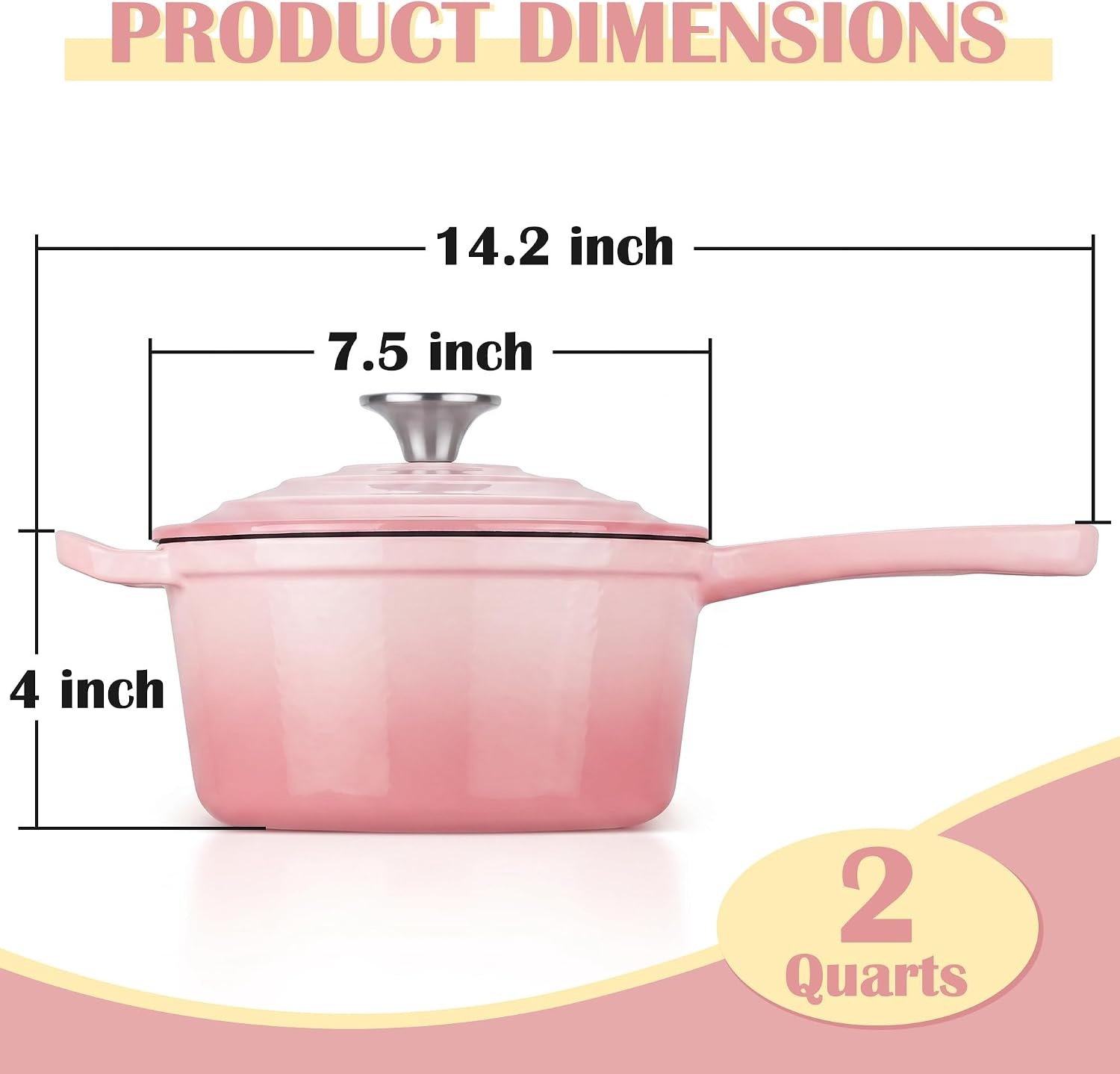 image:imageEfar 1Qt amp 2Qt amp 3Qt Sauce Pan Set with Selfbasting Lids GreenPink