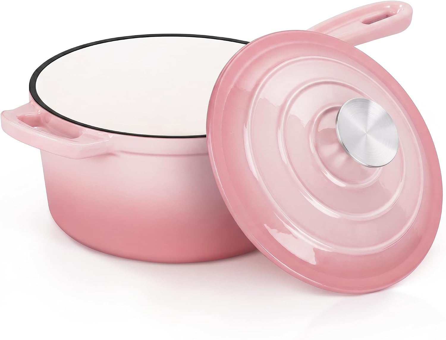 image:imageEfar 1Qt amp 2Qt amp 3Qt Sauce Pan Set with Selfbasting Lids GreenPink