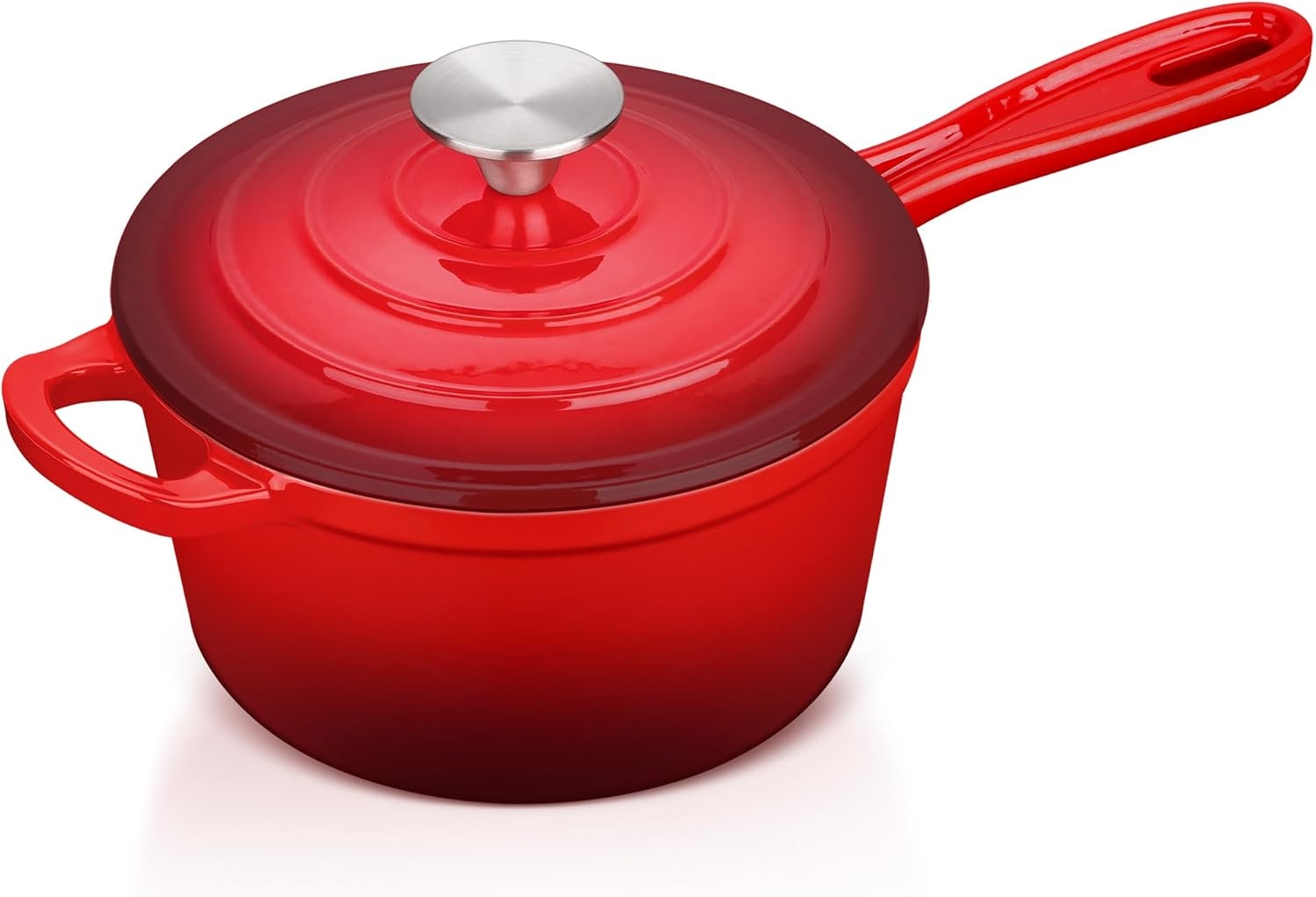 image:imageEfar 1Qt amp 2Qt amp 3Qt Sauce Pan Set with Selfbasting Lids GreenRed