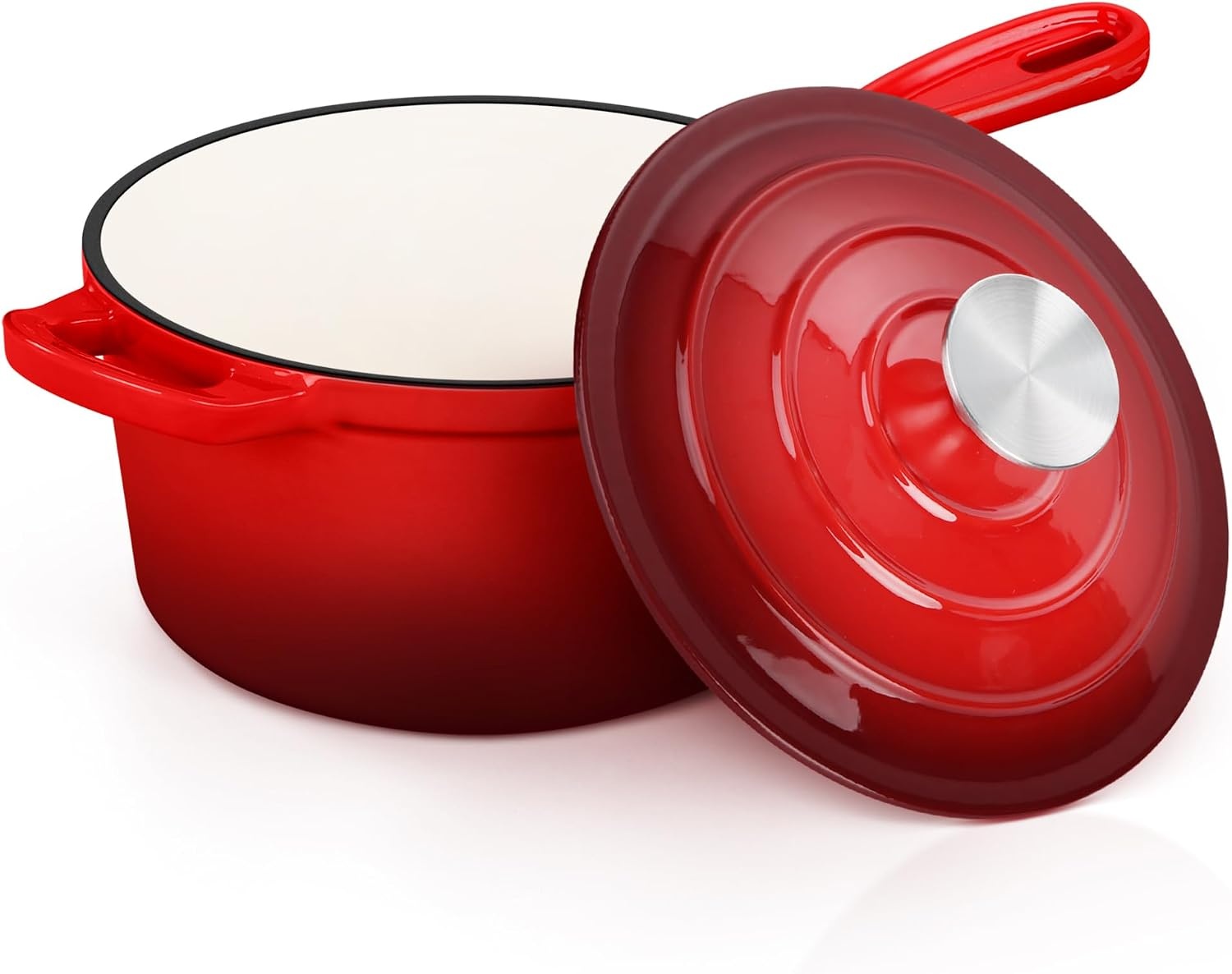 image:imageEfar 1Qt amp 2Qt amp 3Qt Sauce Pan Set with Selfbasting Lids GreenRed