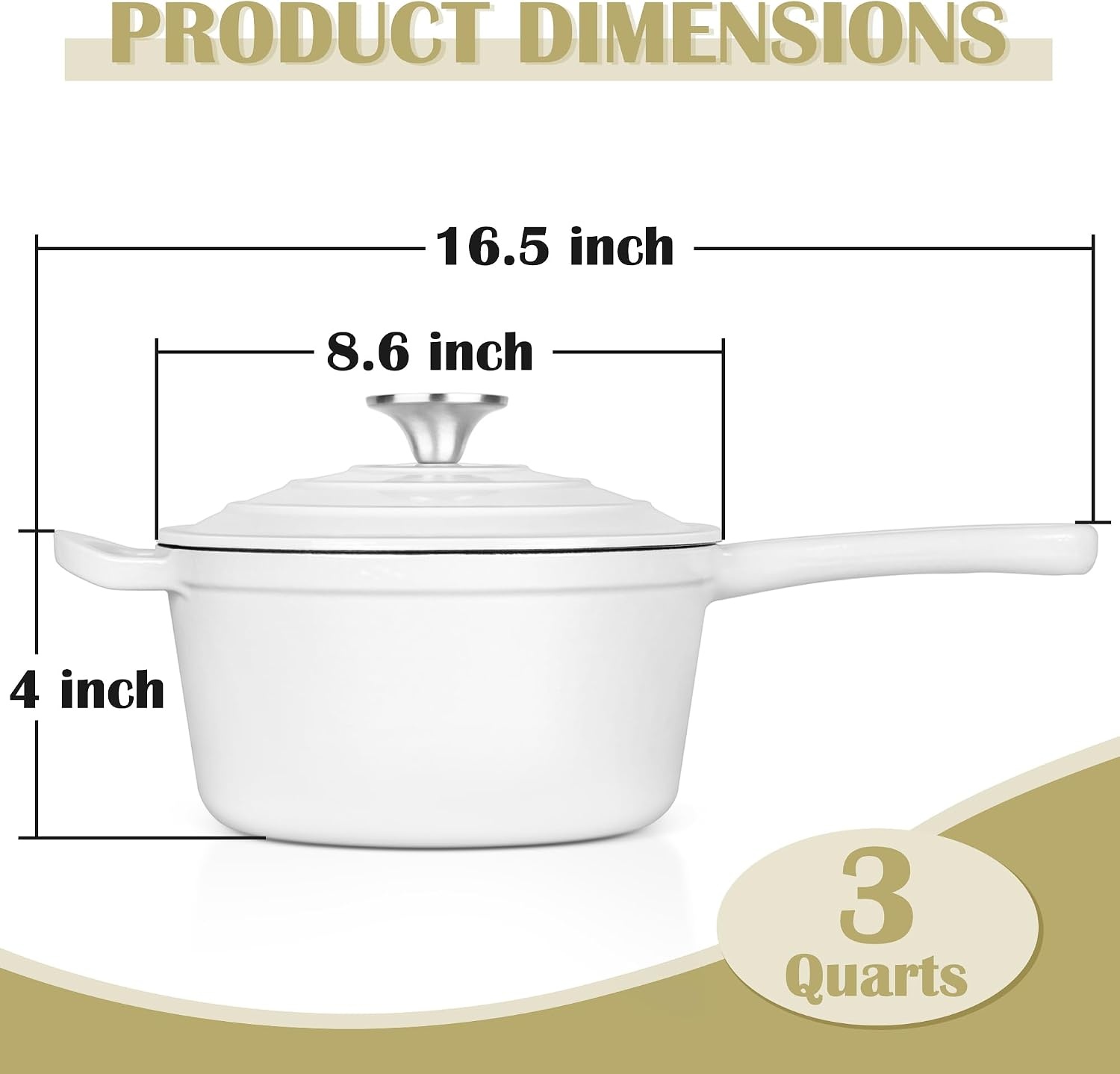 image:imageEfar 1Qt amp 2Qt amp 3Qt Sauce Pan Set with Selfbasting Lids GreenWhite
