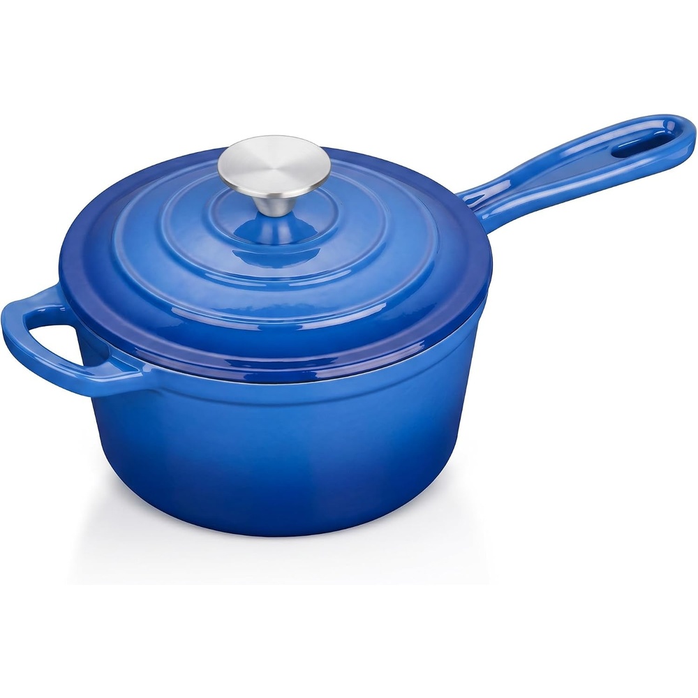 image:imageEfar 1Qt amp 2Qt amp 3Qt Sauce Pan Set with Selfbasting Lids GreenDeep Blue