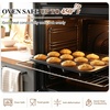 E-far 12-Cup Muffin Pan, 2 Pack Nonstick Carbon Steel Cupcake Pan Tin Tray | Metal Bakeware Muffin Baking Tins for Oven, Standard Size, Ideal for Muffins, Cake Tart, Brownies, Easy Clean & Non-toxic(1)