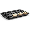 E-far 12-Cup Muffin Pan, 2 Pack Nonstick Carbon Steel Cupcake Pan Tin Tray | Metal Bakeware Muffin Baking Tins for Oven, Standard Size, Ideal for Muffins, Cake Tart, Brownies, Easy Clean & Non-toxic(1)