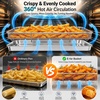 E-far Air Fryer Basket for Oven, Large Air Fryer Basket & Tray, 18’’ x 13’’ | Stainless Steel Crisper Tray & Baking Pan, for Oven Cooking Broiling Grilling, Heavy Duty & Dishwasher Safe(17.7” x 13”)
