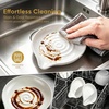 E-far Spoon Rest, Ceramic Spoon Holder for Stove Top, Heat-Resistant | 5 Inch Utensils Rest for Coffee Bar & Kitchen Counter Decor, Fits Ladles & Spatulas, Dishwasher Safe, Matte Black(White)