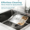 E-far Stainless Steel Baking Sheet 4 Pack, 9″x13″ Cookie Sheets for Baking | Stainless Steel Sheet Cake Pan, Non-toxic Baking Trays for Oven Cooking, Healthy & Rust Free, Easy Clean & Dishwasher Safe(4)