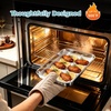 E-far Stainless Steel Baking Sheet 4 Pack, 9″x13″ Cookie Sheets for Baking | Stainless Steel Sheet Cake Pan, Non-toxic Baking Trays for Oven Cooking, Healthy & Rust Free, Easy Clean & Dishwasher Safe(4)