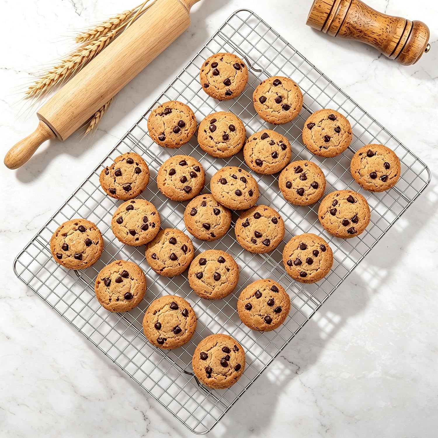 image:imageEfar Large Baking Sheet with Wire Rack 20 x 14 1 Pan 1 Cooling Rack20x14