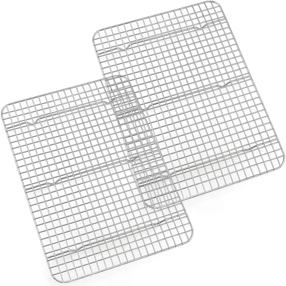 image:imageCooling Rack Set of 2 Efar 18x12 Wire Racks for Baking Cooking GrillingHalf Sheet