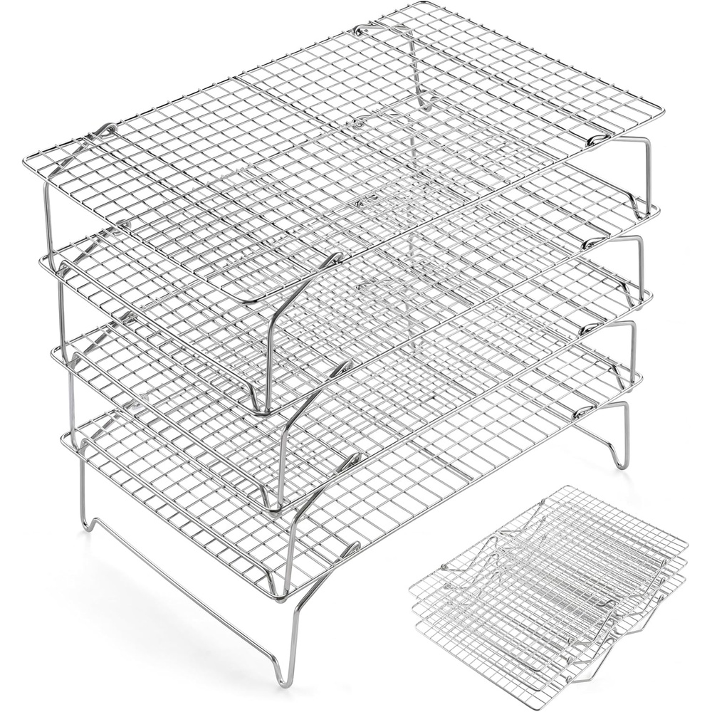 image:imageEfar 5Tier Collapsible Cooling Racks for Cooking and Baking 15x104