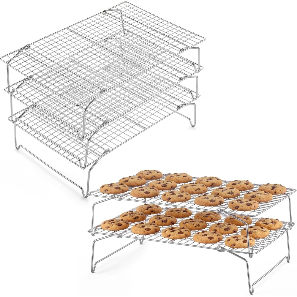 image:imageEfar 5Tier Collapsible Cooling Racks for Cooking and Baking 15x105