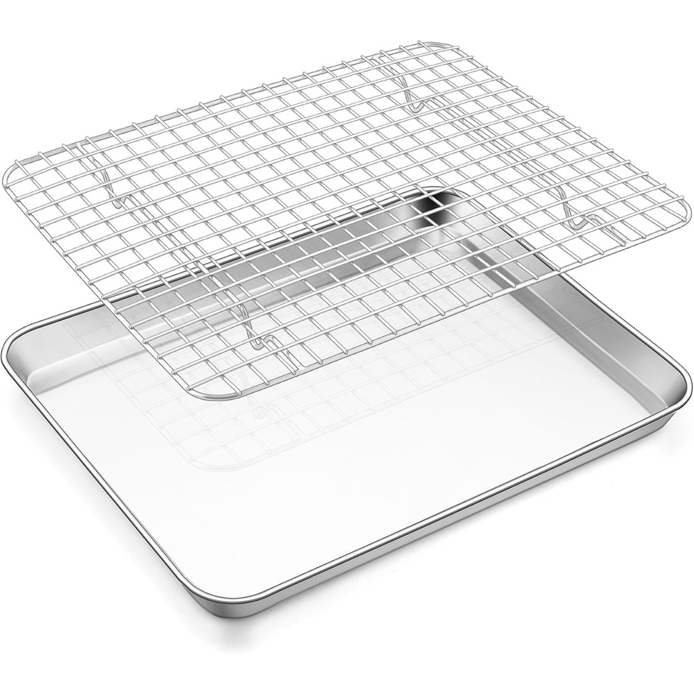 image:imageEfar Large Baking Sheet with Wire Rack 20 x 14 1 Pan 1 Cooling Rack125x95