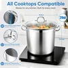 E-far 12 Quart Tri-Ply Stock Pot with Lid, Stainless Steel Cooking Pot(20 Quarts)