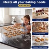 E-far 5-Tier Collapsible Cooling Racks for Cooking and Baking, 15”x10”(3)