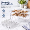 E-far 5-Tier Collapsible Cooling Racks for Cooking and Baking, 15”x10”(3)