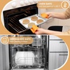 E-far Large Baking Sheet with Wire Rack, 20″ x 14″ (1 Pan +1 Cooling Rack)(9.3″x7.3″)