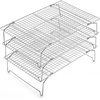 E-far 5-Tier Collapsible Cooling Racks for Cooking and Baking, 15”x10”(3)