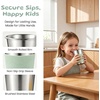 E-far Stainless Steel Cups for Kids 8oz(4 Pack), Children’s Pint Cups